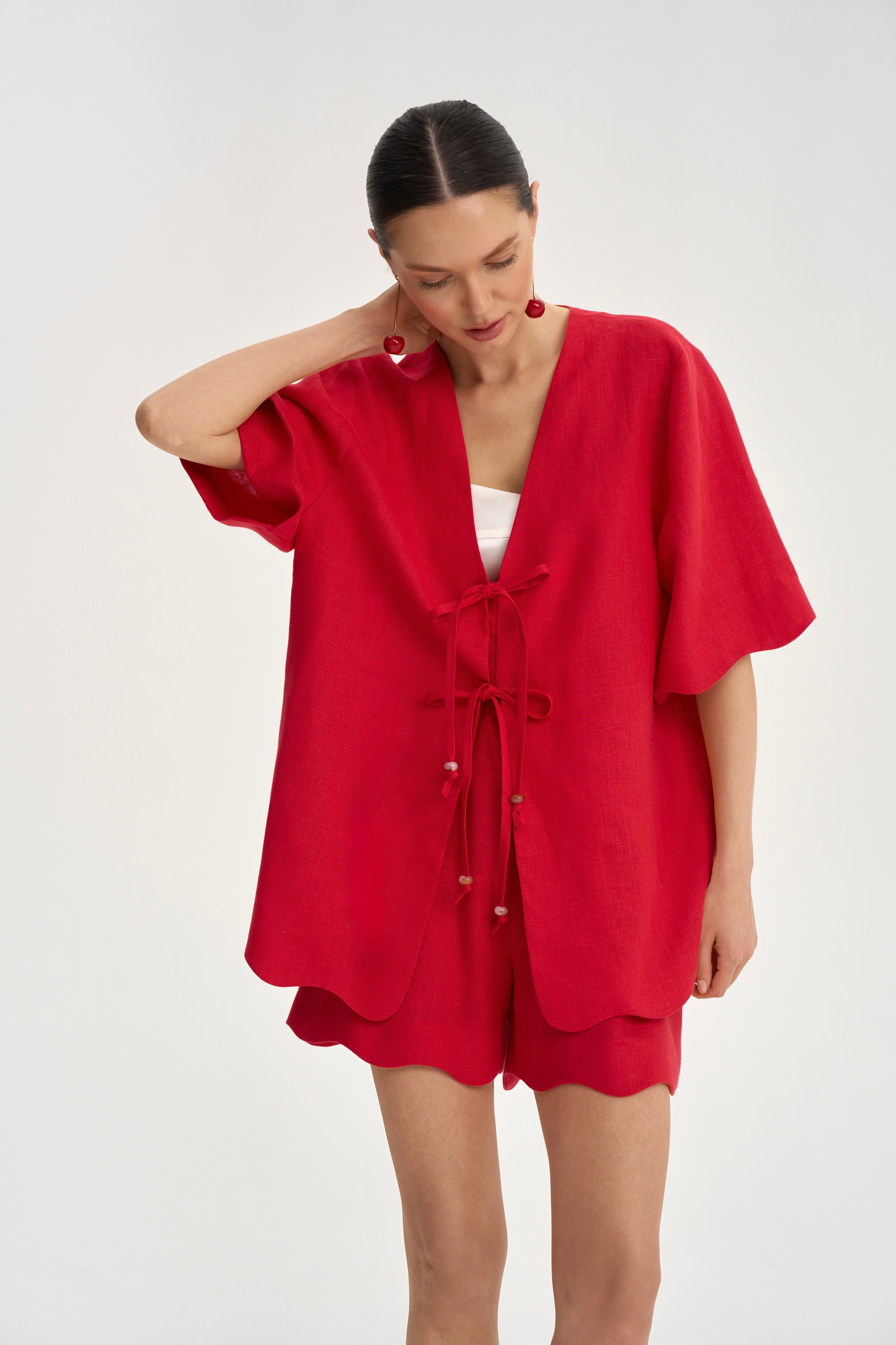 Шорты Fleur écarlate