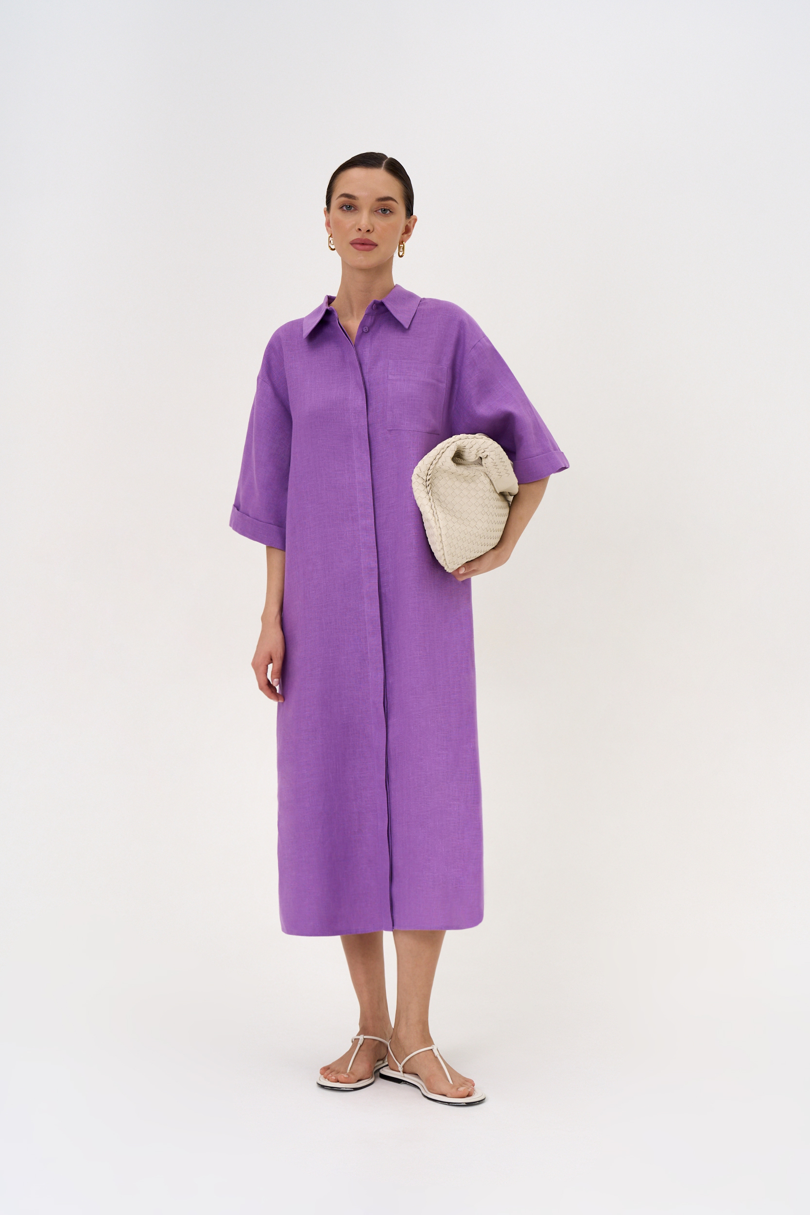 Платье-рубашка Orchidée