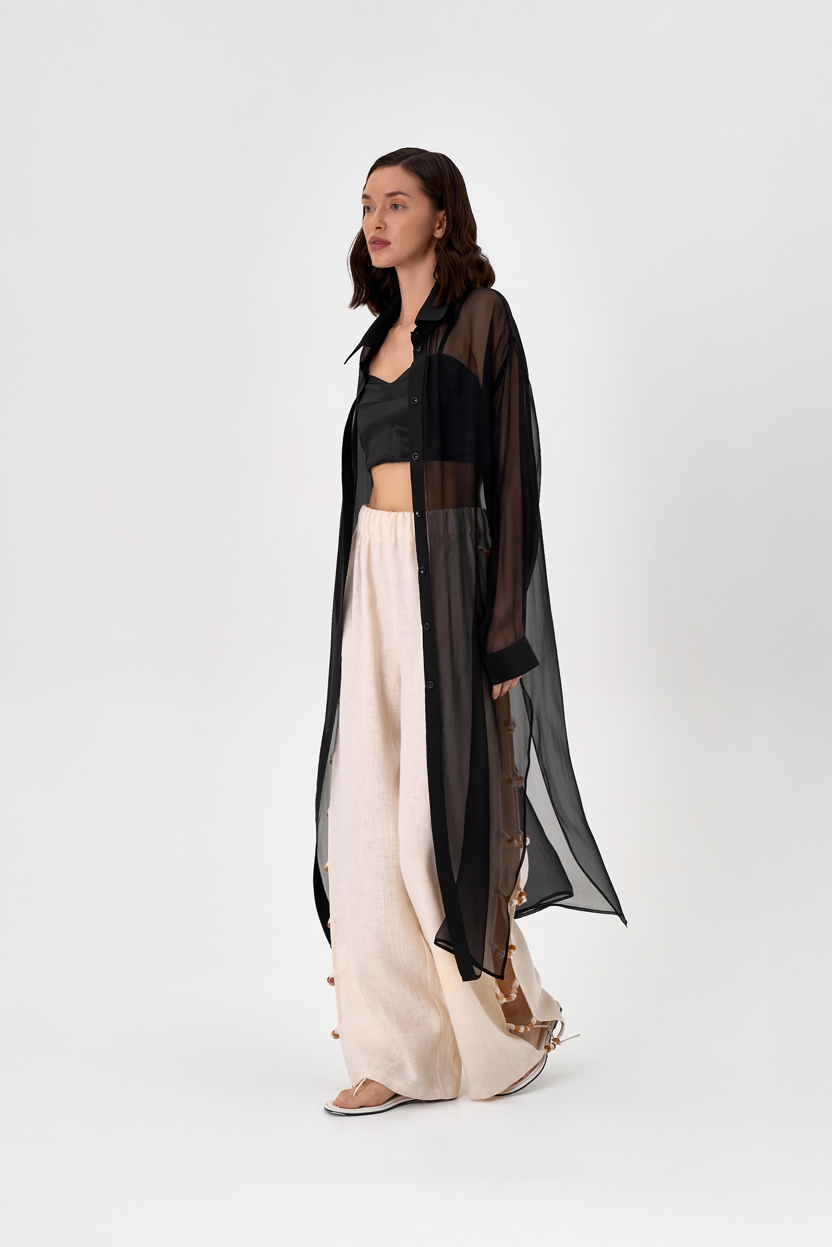 Рубашка из шёлка