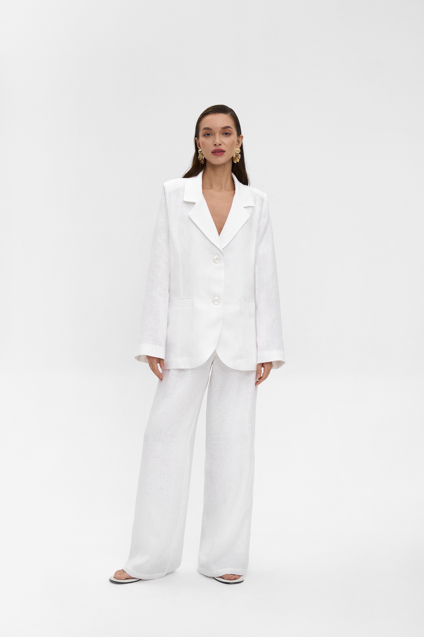 Брюки изо льна