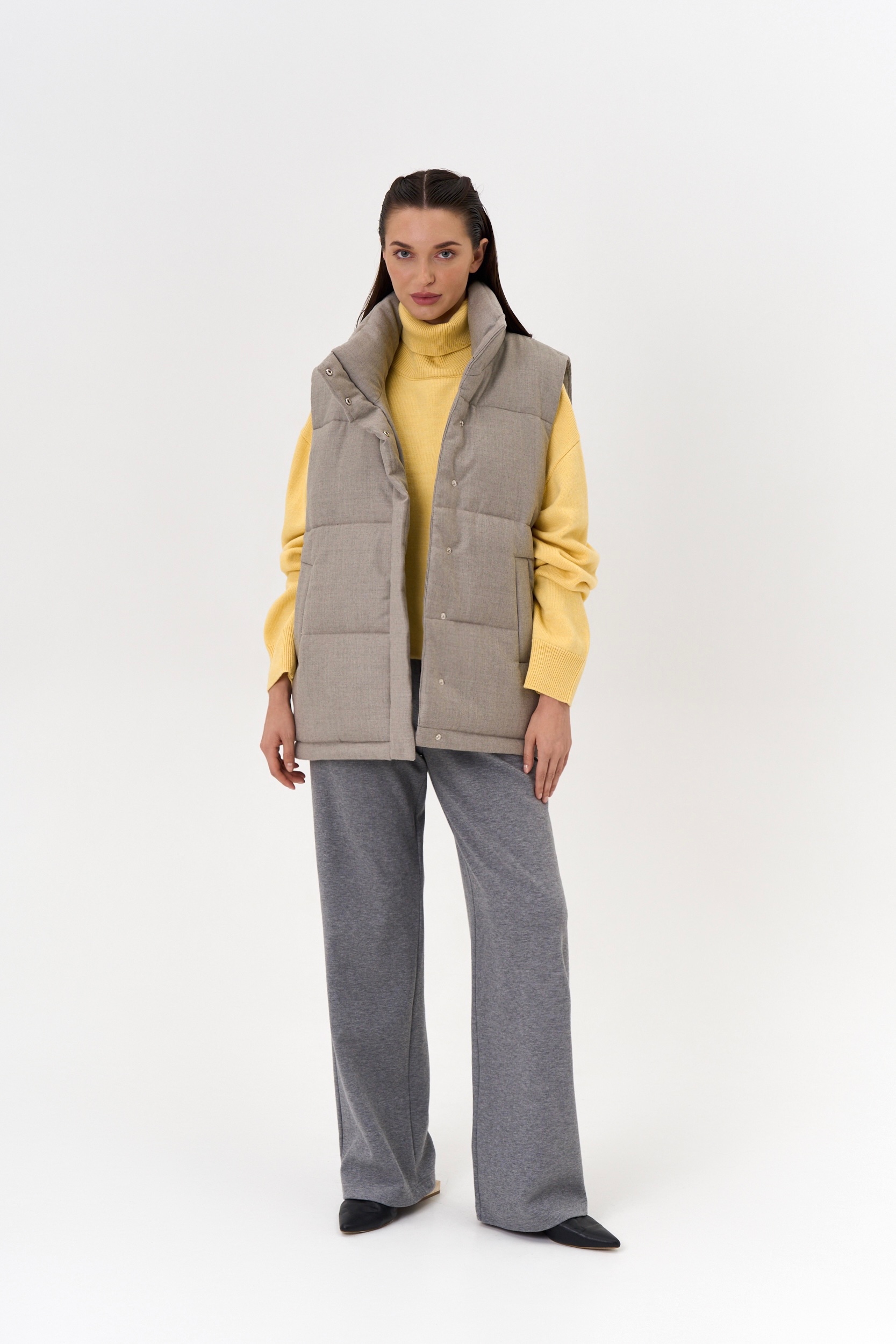 Жилет из шерсти