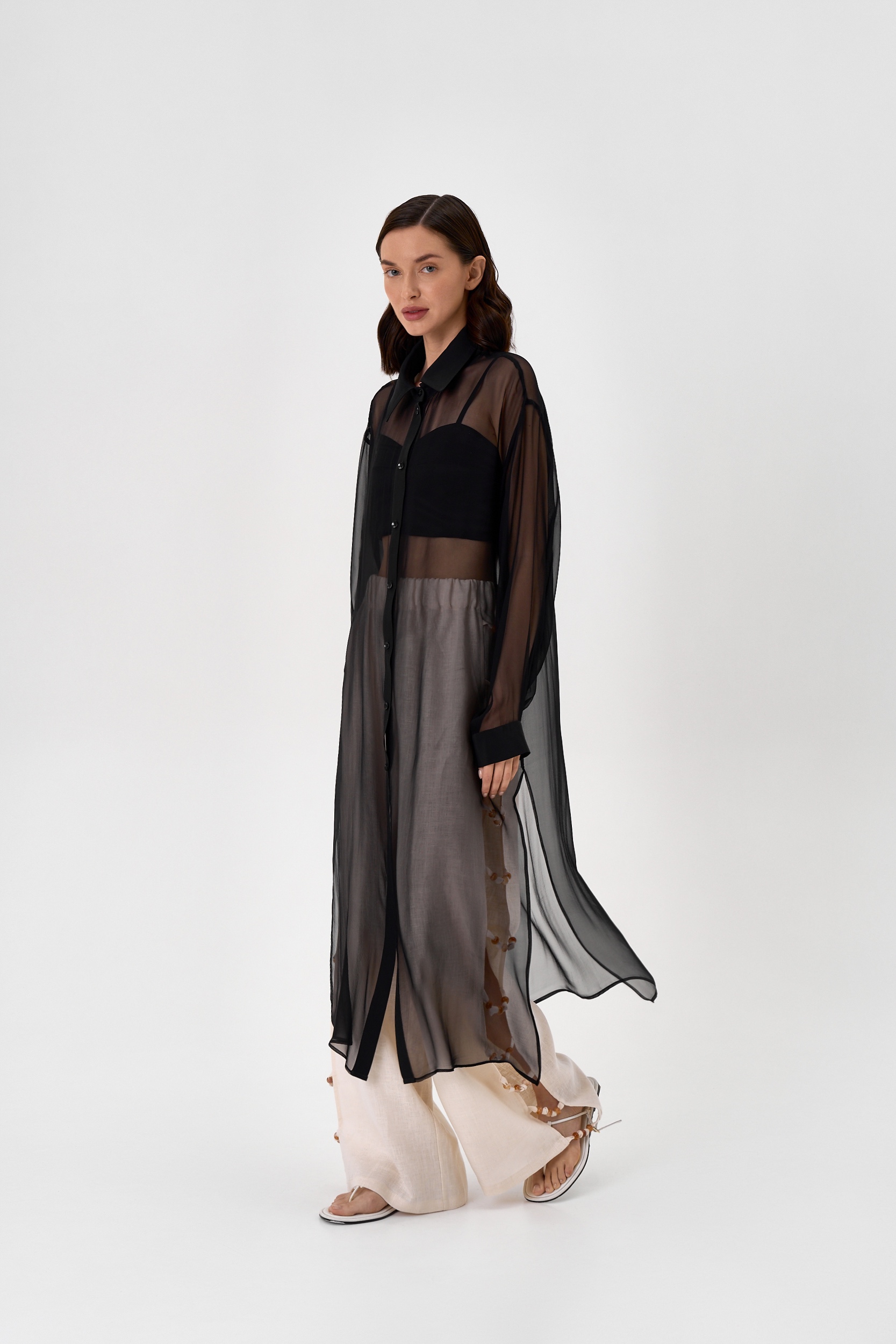 Рубашка из шёлка