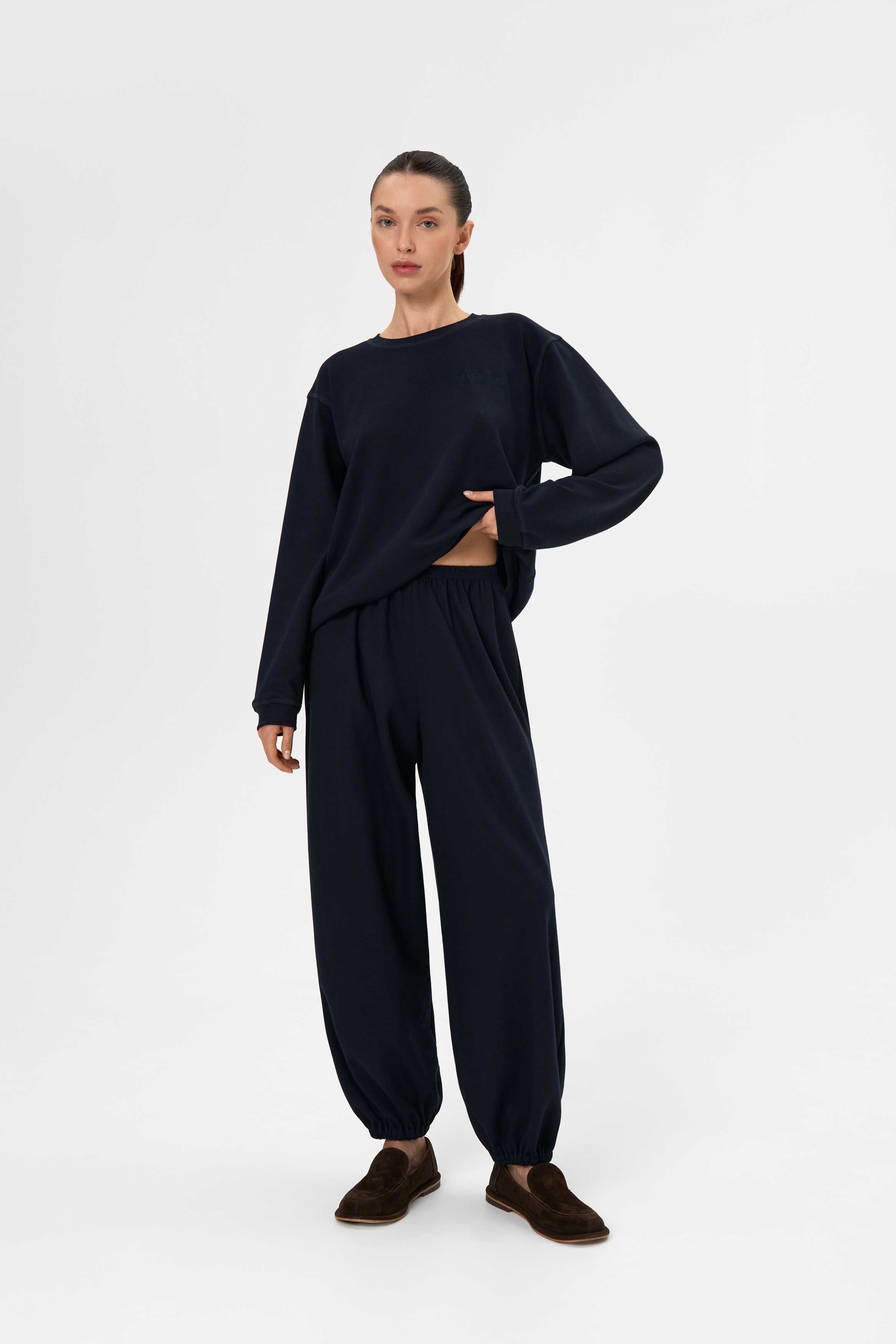 Лонгслив Bleu foncé