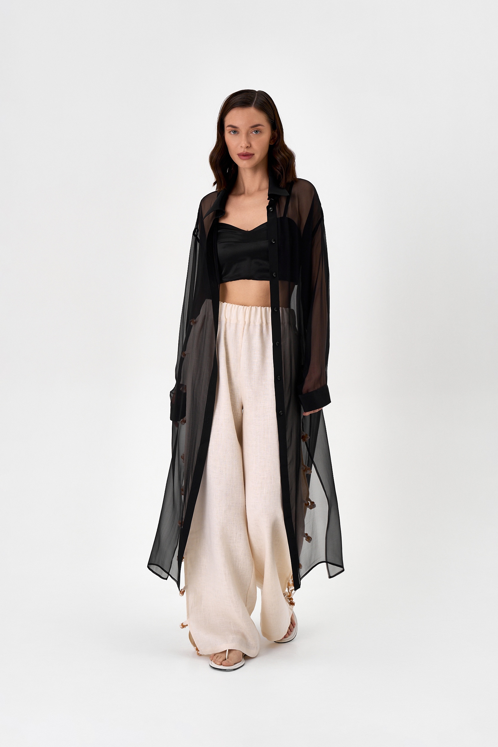 Рубашка из шёлка