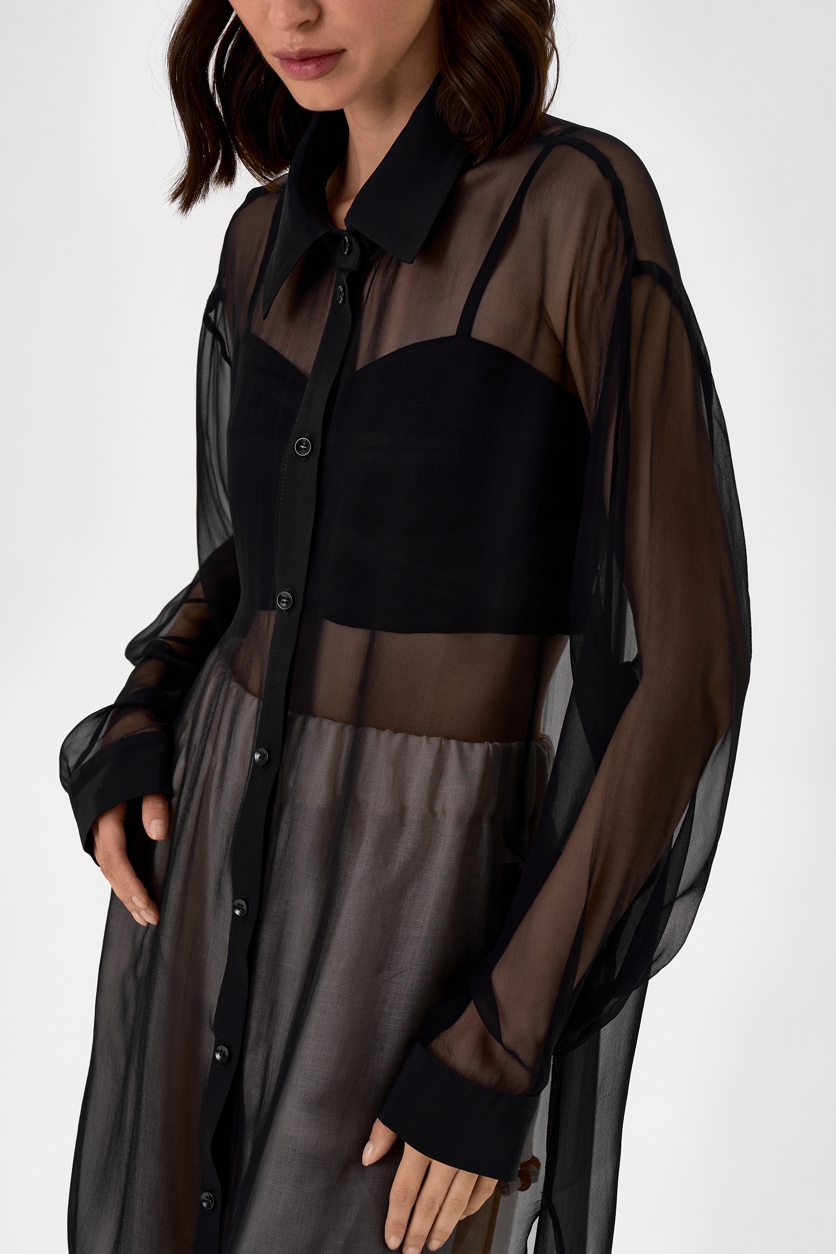 Рубашка из шёлка