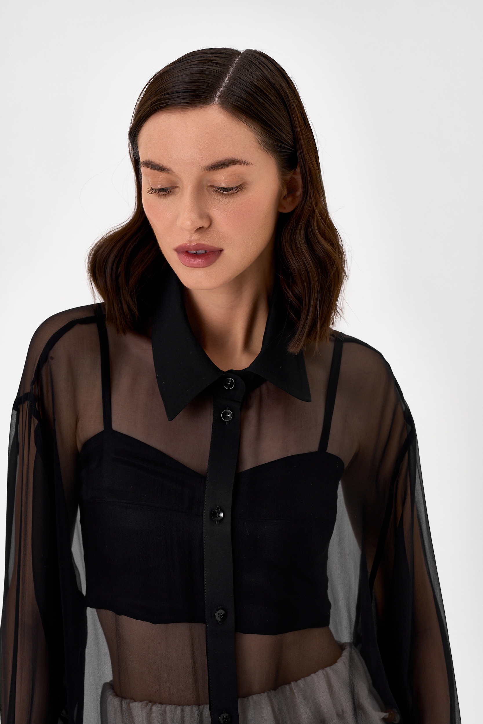 Рубашка из шёлка