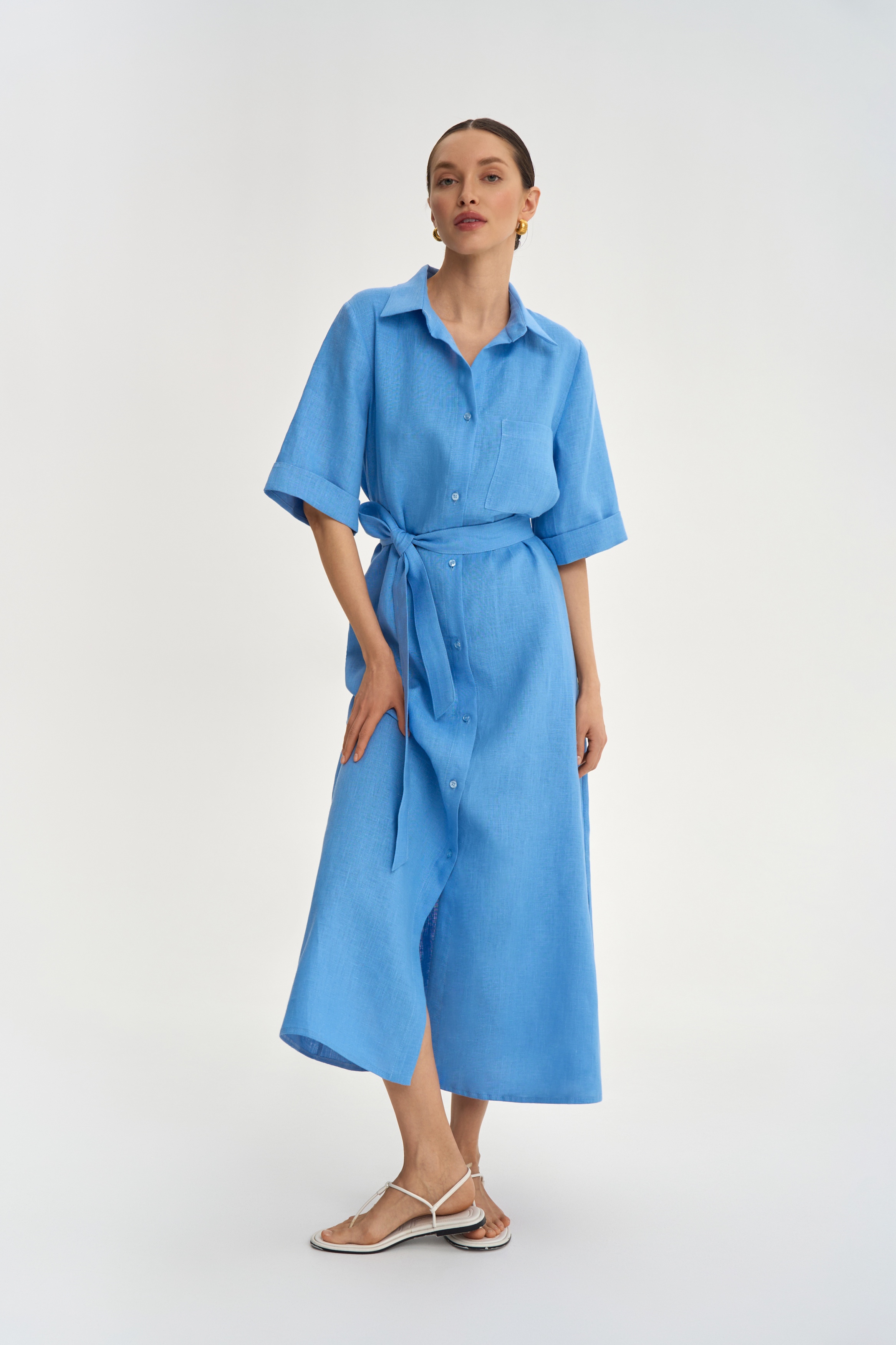 Платье-рубашка Azur