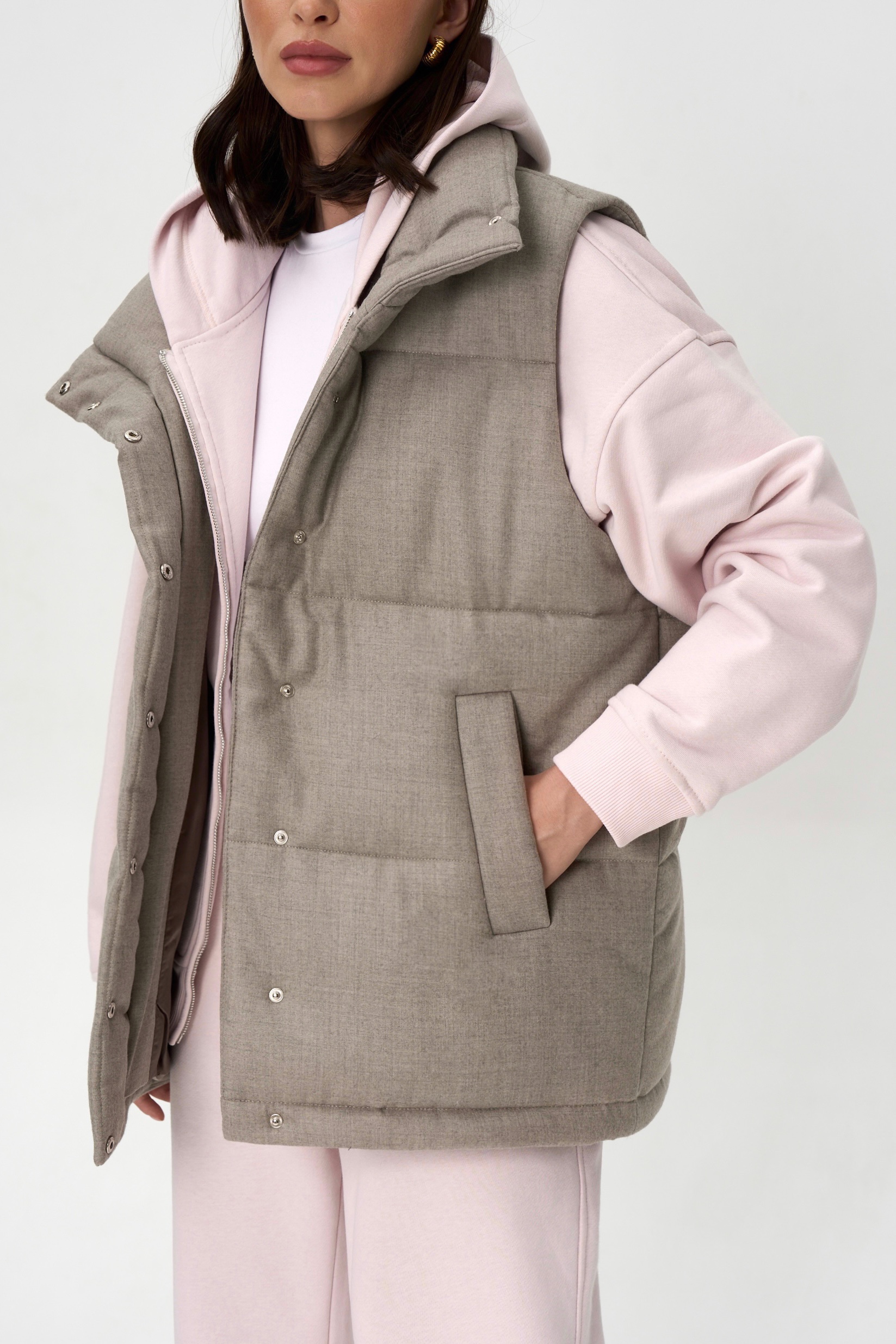 Жилет из шерсти