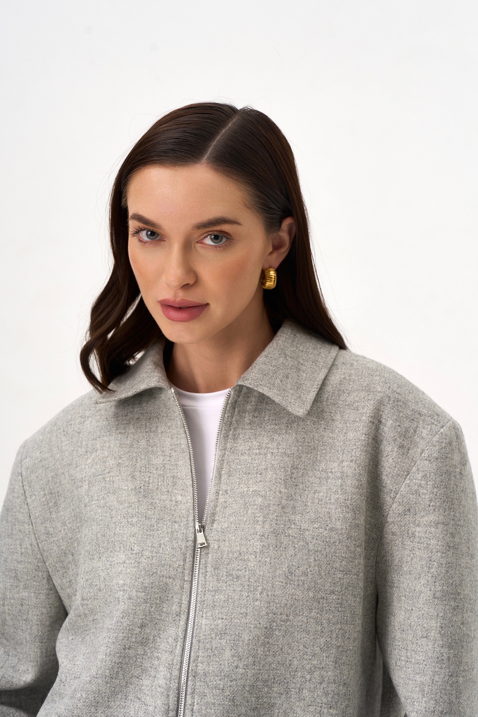 Бомбер из шерсти