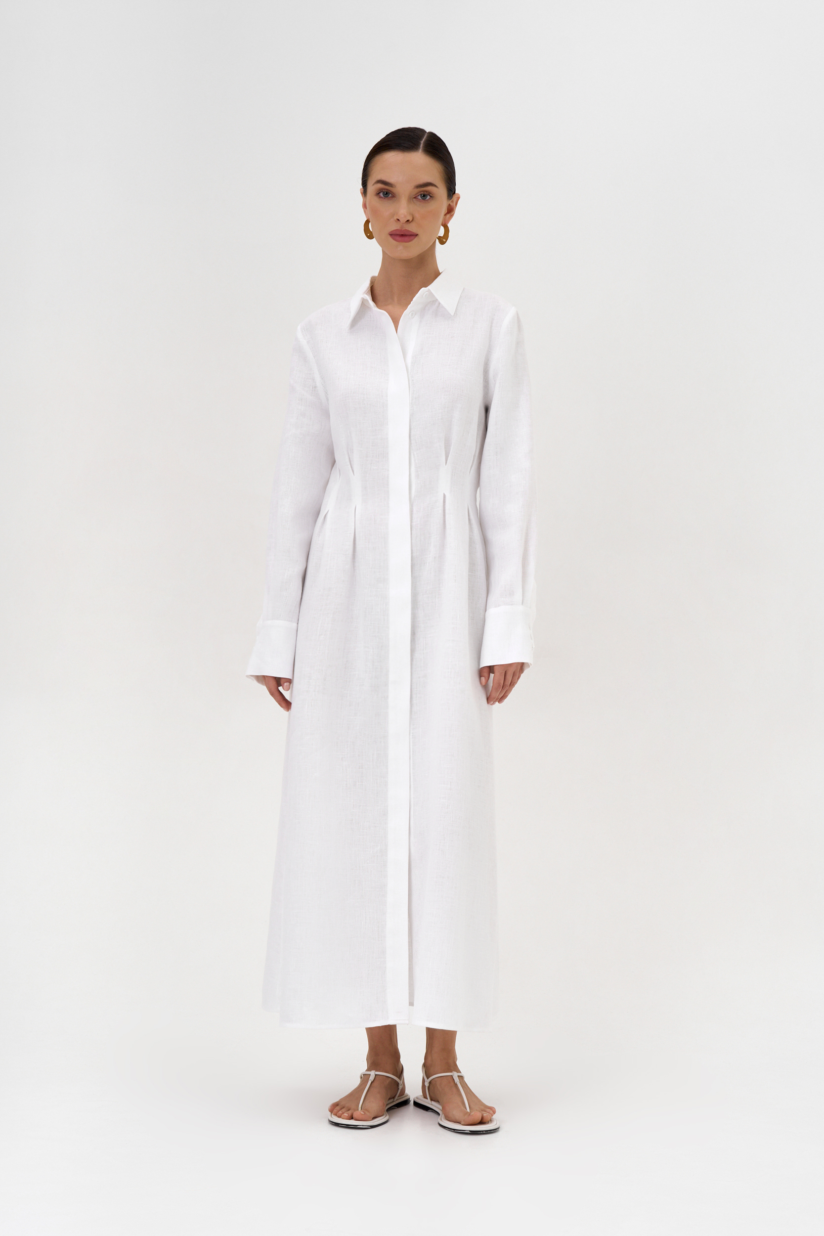 Платье-рубашка Snowdrop