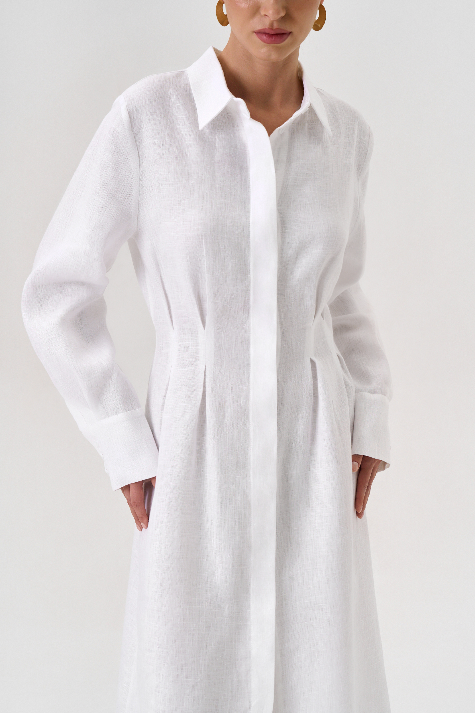 Платье-рубашка Snowdrop