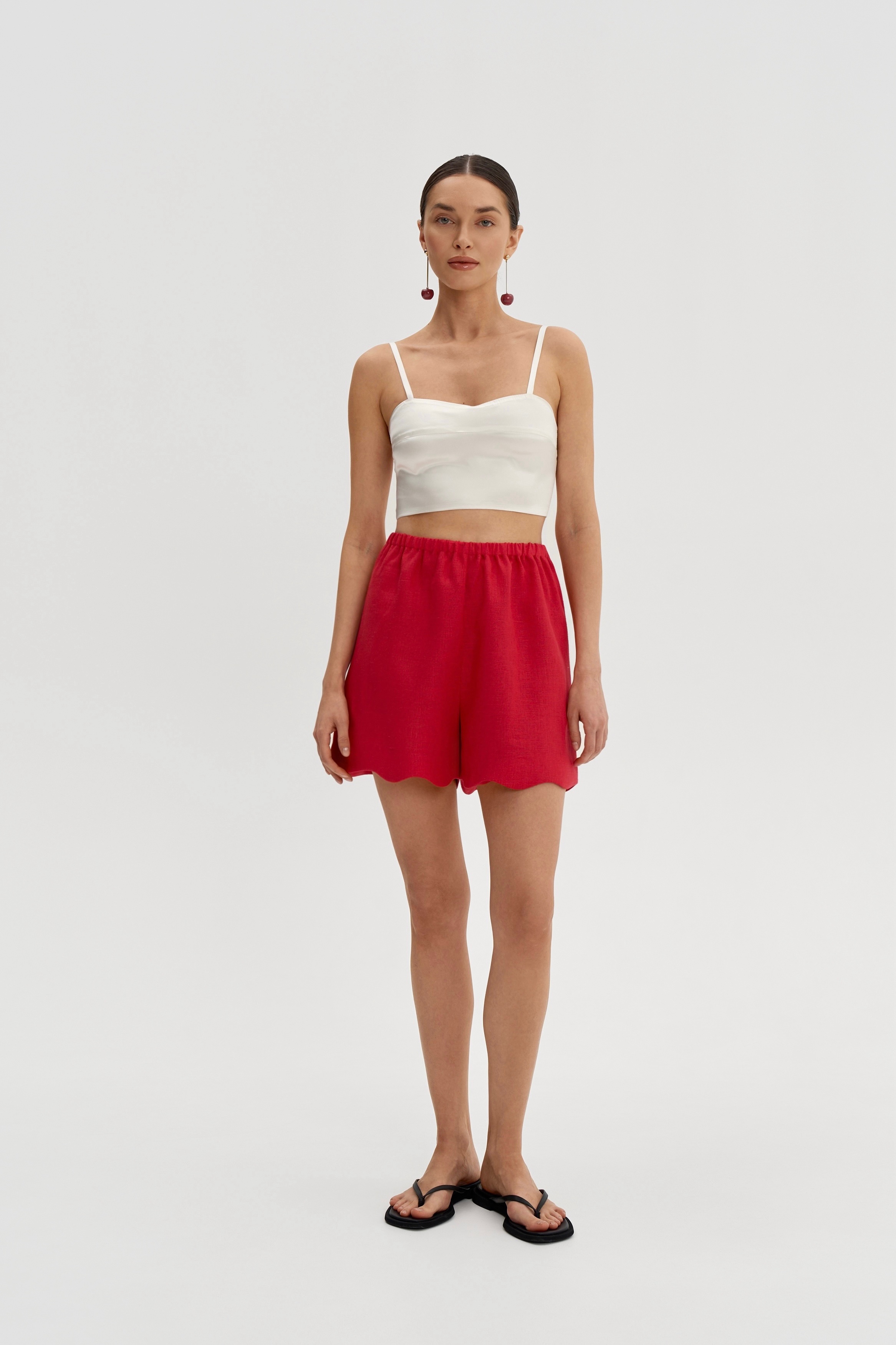 Шорты Fleur écarlate