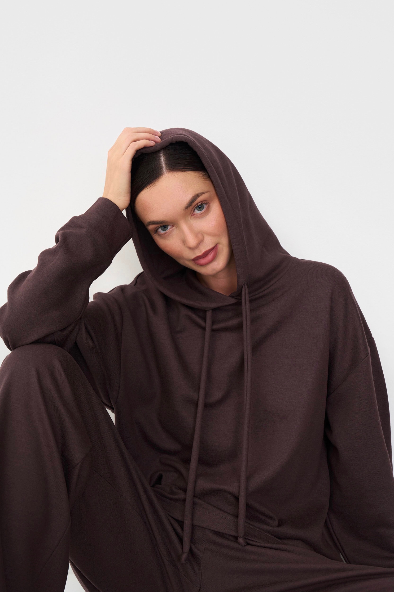 Джемпер с капюшоном PRUNE