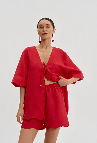 Шорты Fleur écarlate