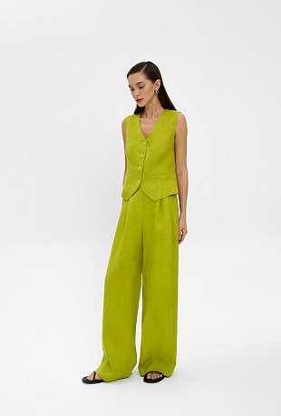 Жилетка изо льна