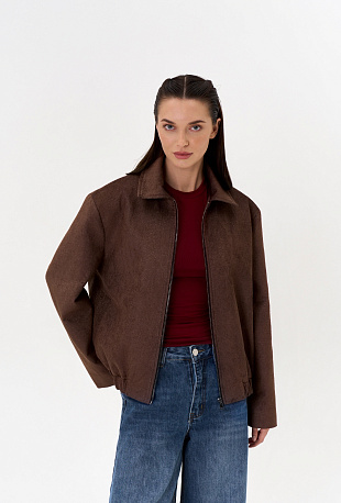 Бомбер из вельвета