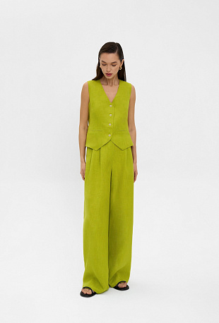 Брюки изо льна