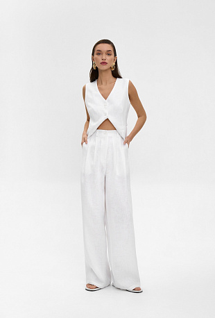 Брюки изо льна