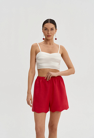 Шорты Fleur écarlate