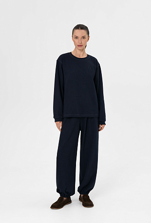 Лонгслив Bleu foncé