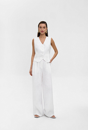 Жилетка изо льна