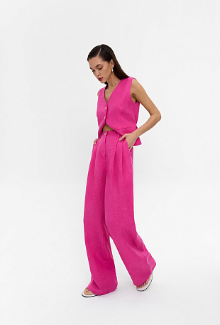 Брюки изо льна