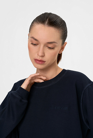 Лонгслив Bleu foncé