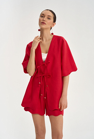 Рубашка Fleur écarlate